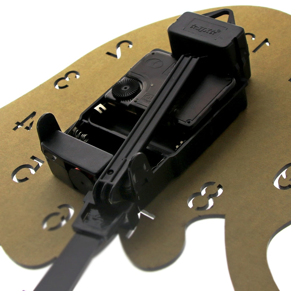 Cat & Mouse Swinging Pendulum Wall Clock