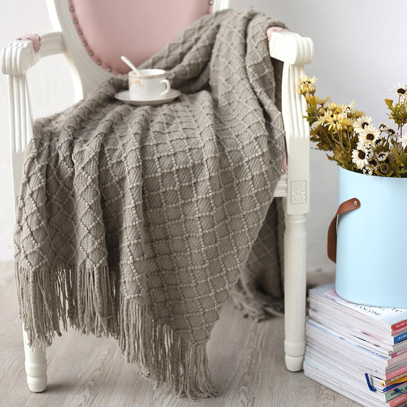 The Fishnet Throw Blanket