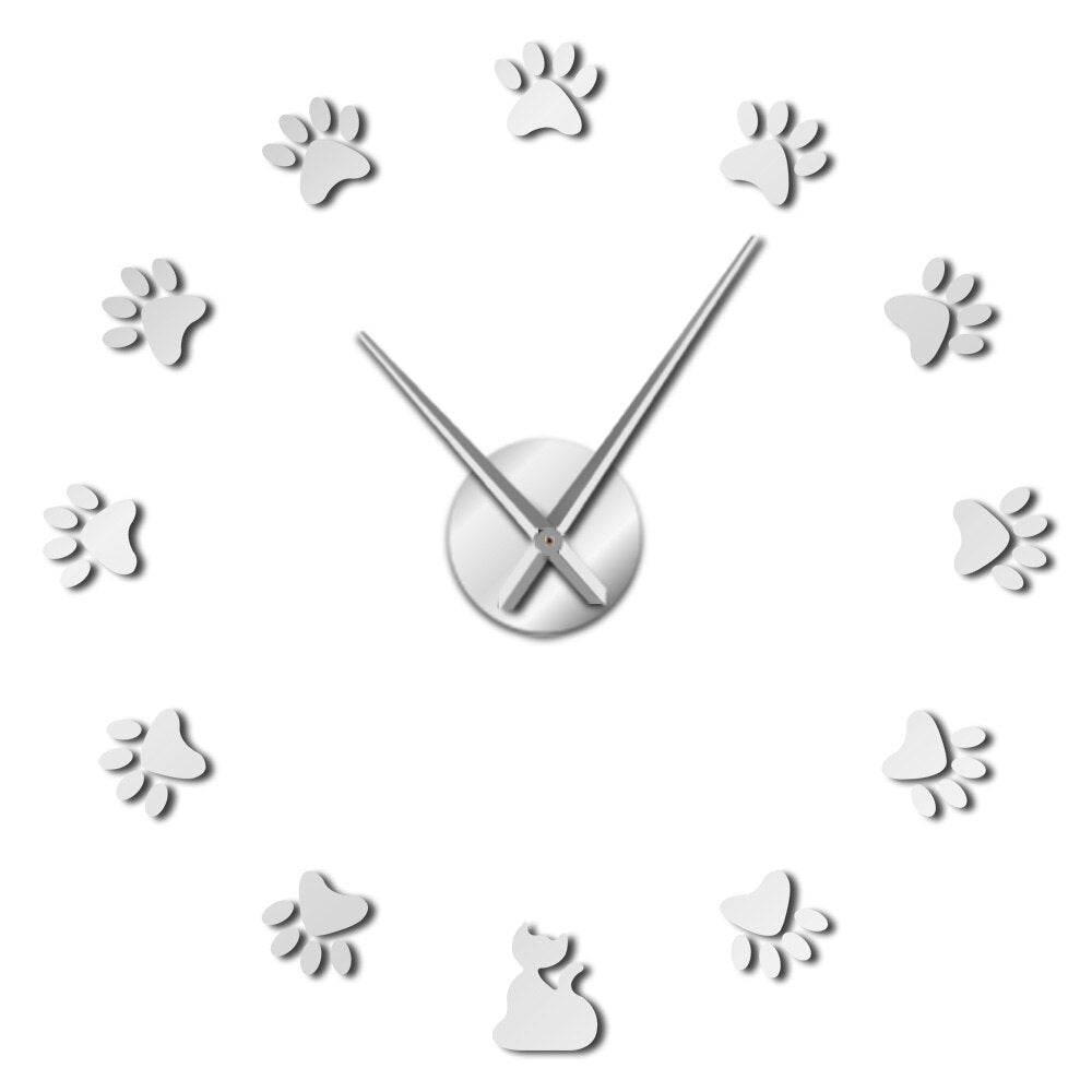 Cat Paws DIY Wall Clock