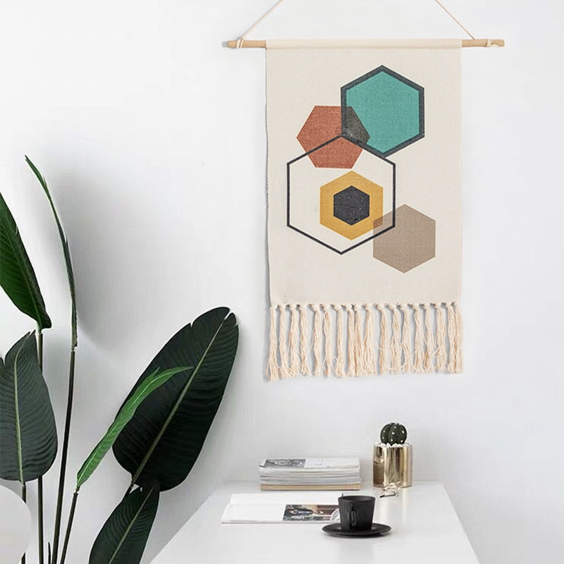 Boho Knitted Tapestry