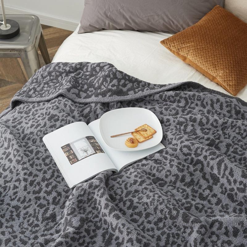 The Luxe Leopard Throw Blanket