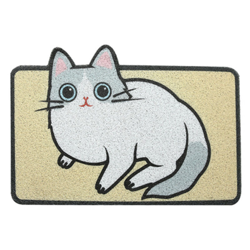 Cat Cartoon Sand Scraping Mat