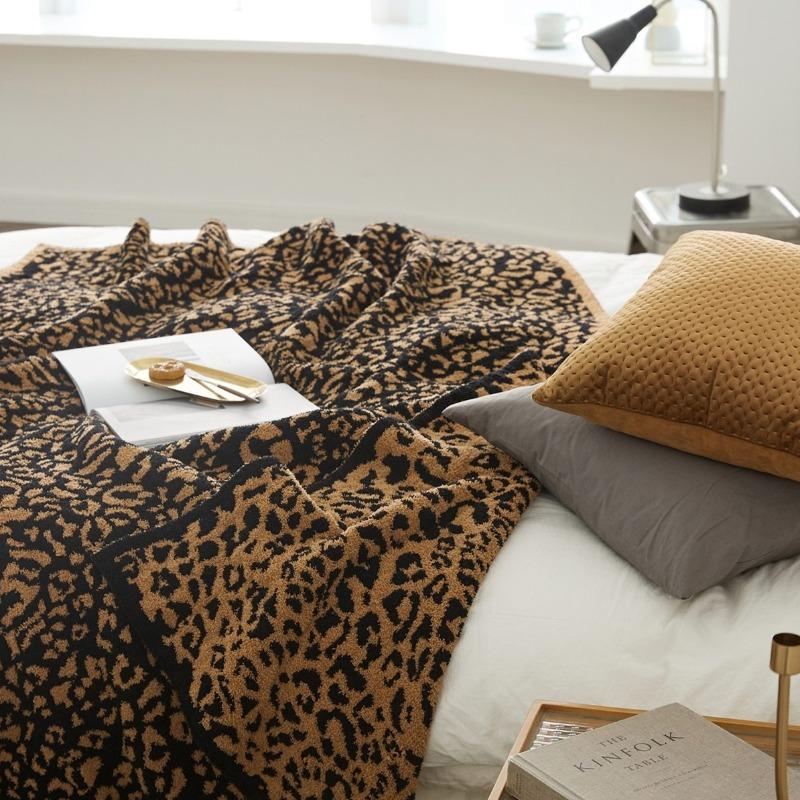 The Luxe Leopard Throw Blanket