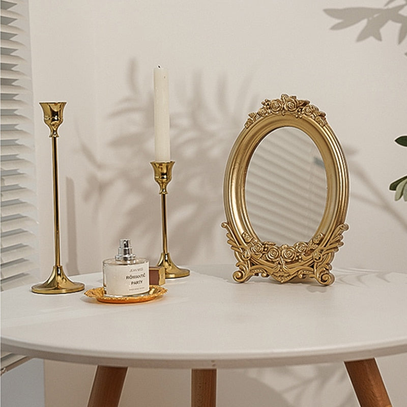 Small Round Mirror Dark Academia