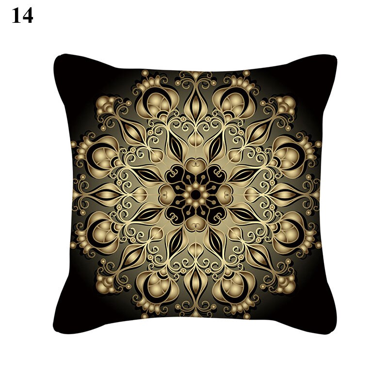 Mandala Bohemian Flower Pillow Case
