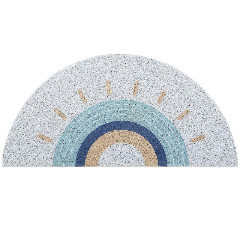 Half-circle Rainbow Entrance Mat
