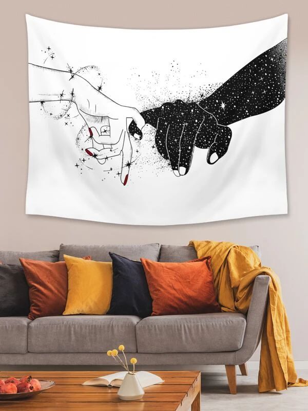 Hand Print Tapestry