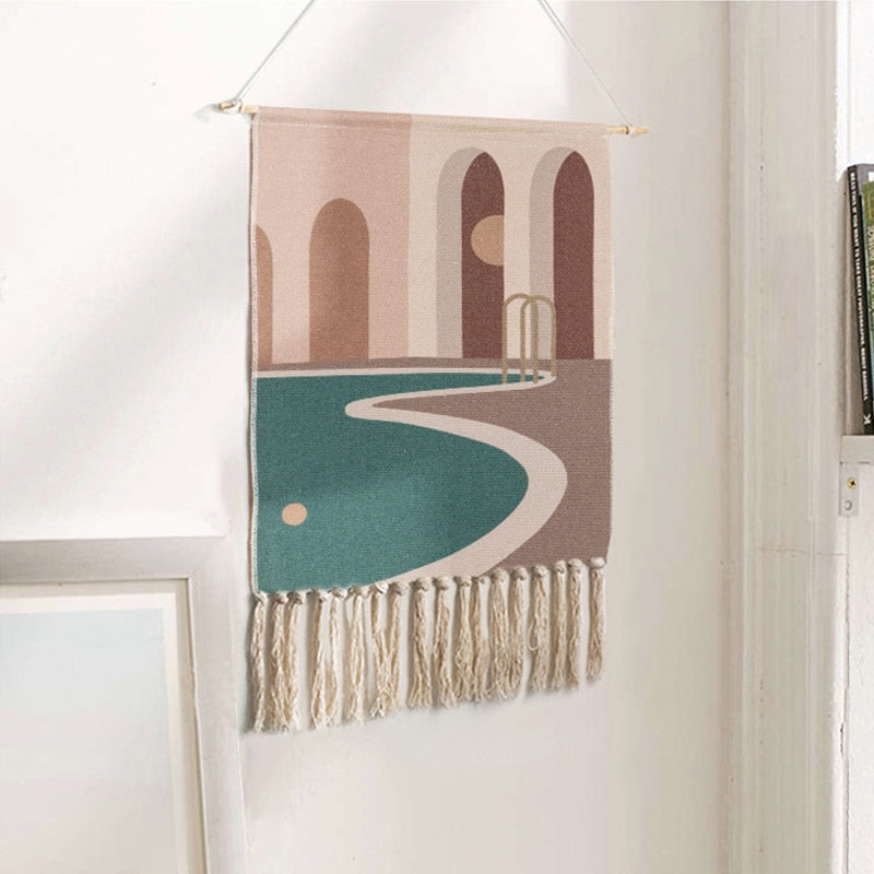 Boho Knitted Tapestry