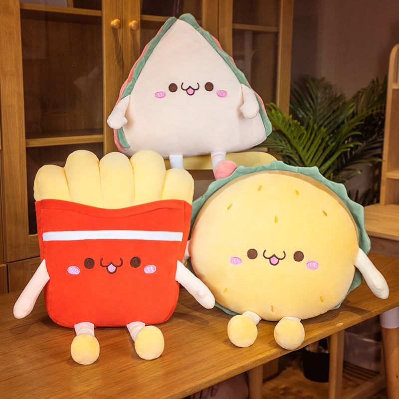 Kawaii Fastfood Plush Toys