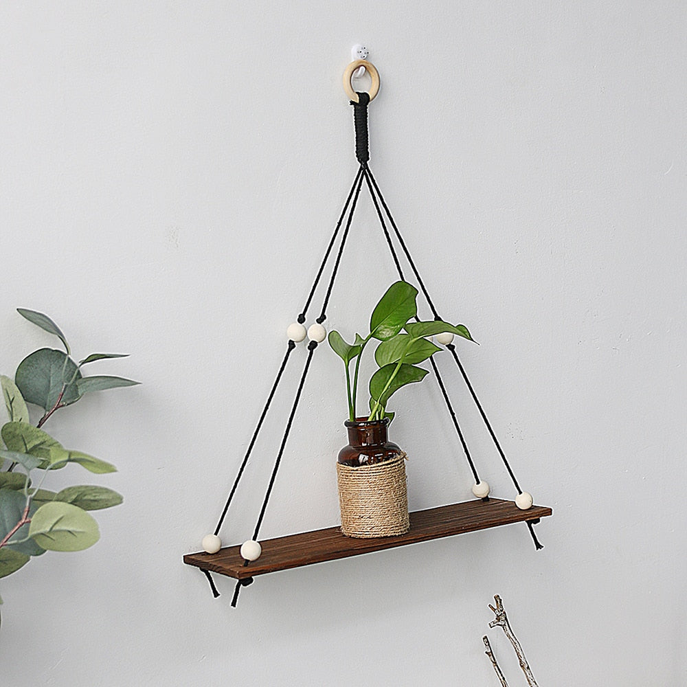 Bohemian Wall Hanging Shelf