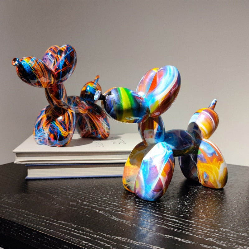 Y2K NPainting Koons Statue