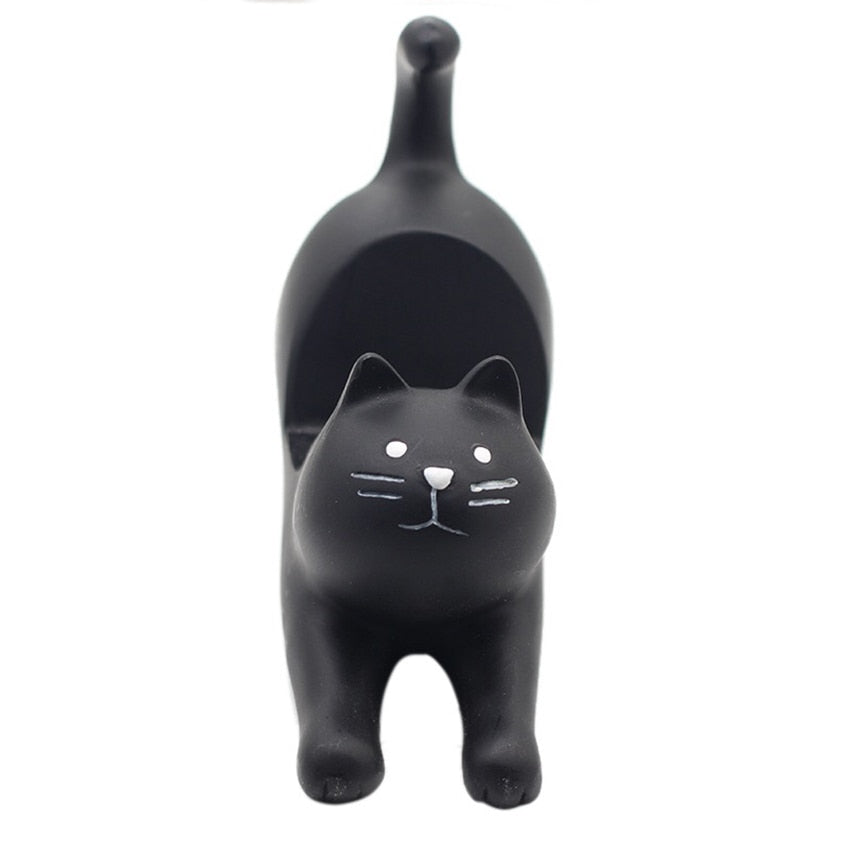Stretching Cat Smartphone Stand