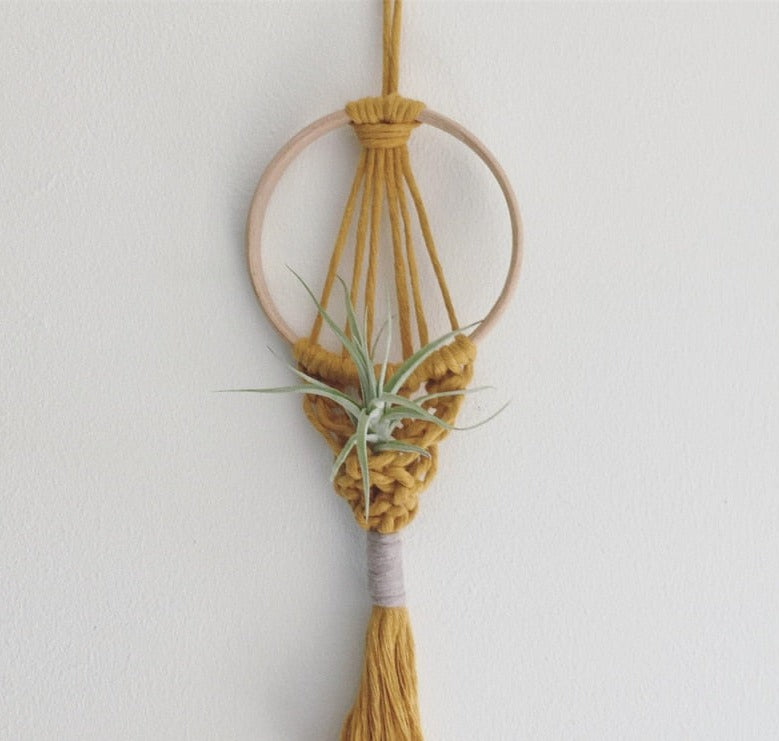 Boho Wall Hanging Plant Holder