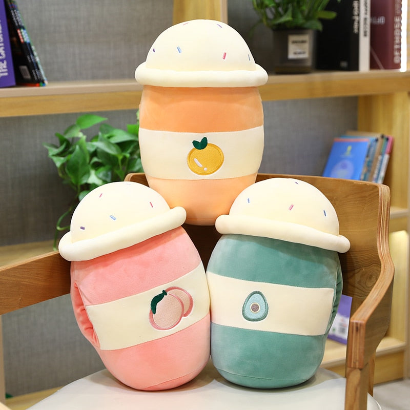 Kawaii Bubble Tea Pillow