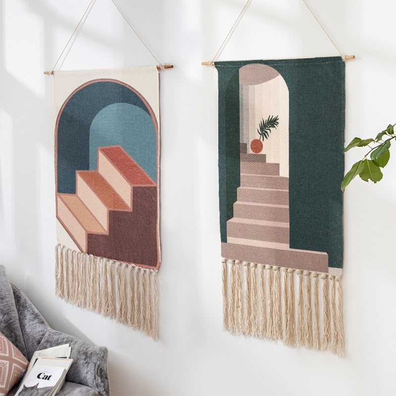 Boho Knitted Tapestry