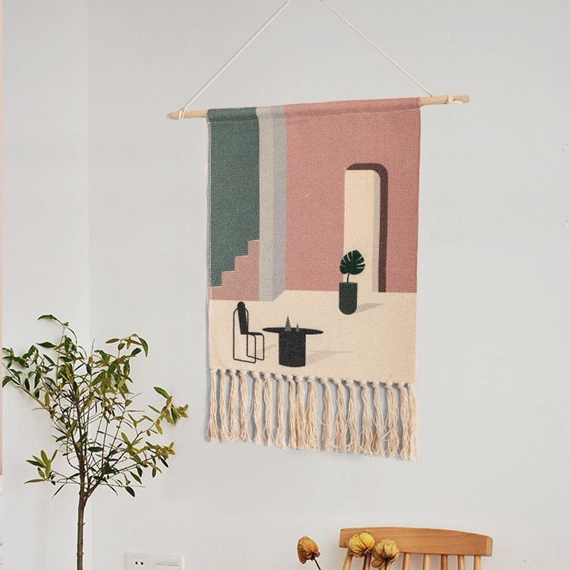 Boho Knitted Tapestry