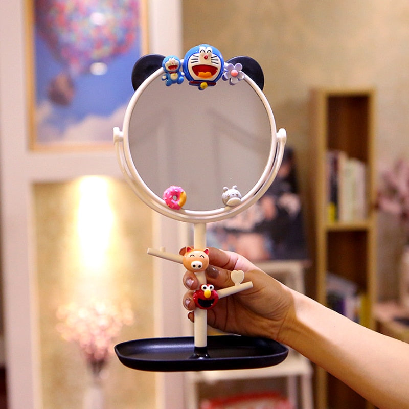 Pastel Kawaii Girl Makeup Mirror