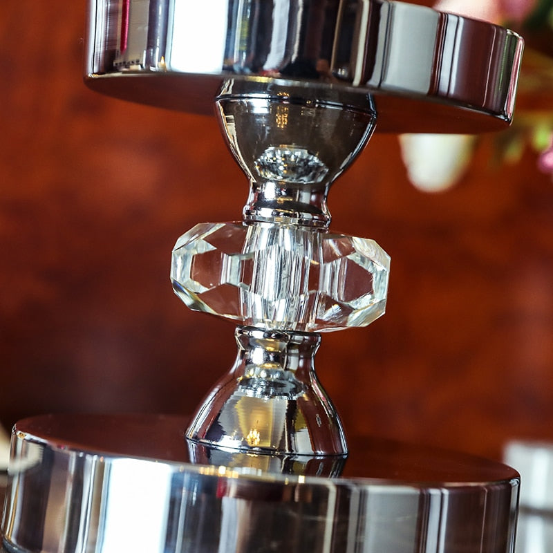 Pillar Crystal Candle Holders