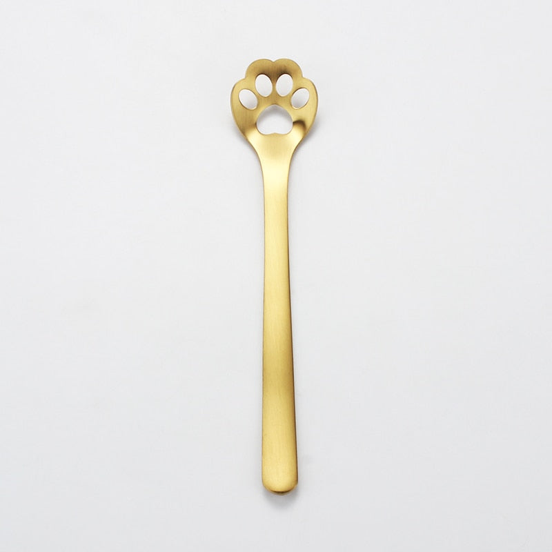 Stainless Cat Paw Tea Spoon