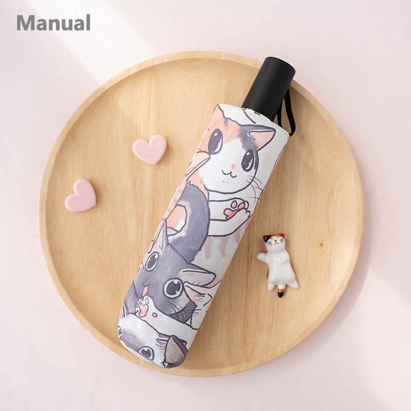 Cute Cat Claw Folding Umbrella