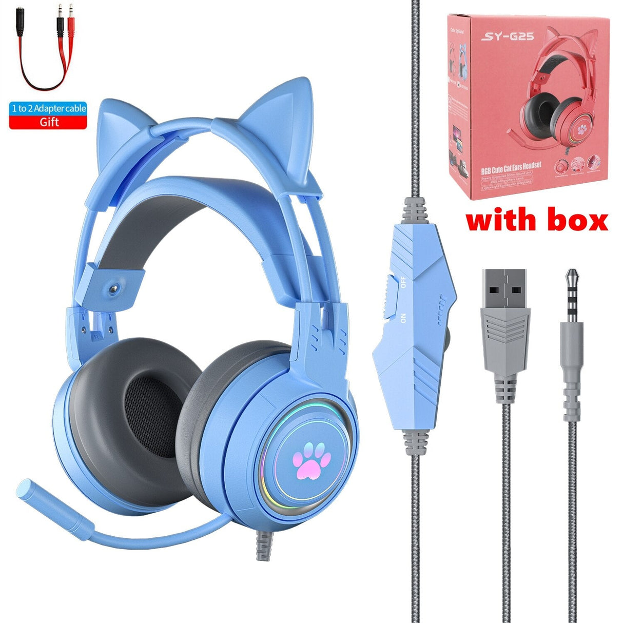 Cat Ear Gamer Headphone
