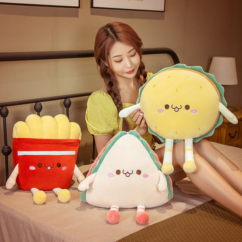 Kawaii Fastfood Plush Toys