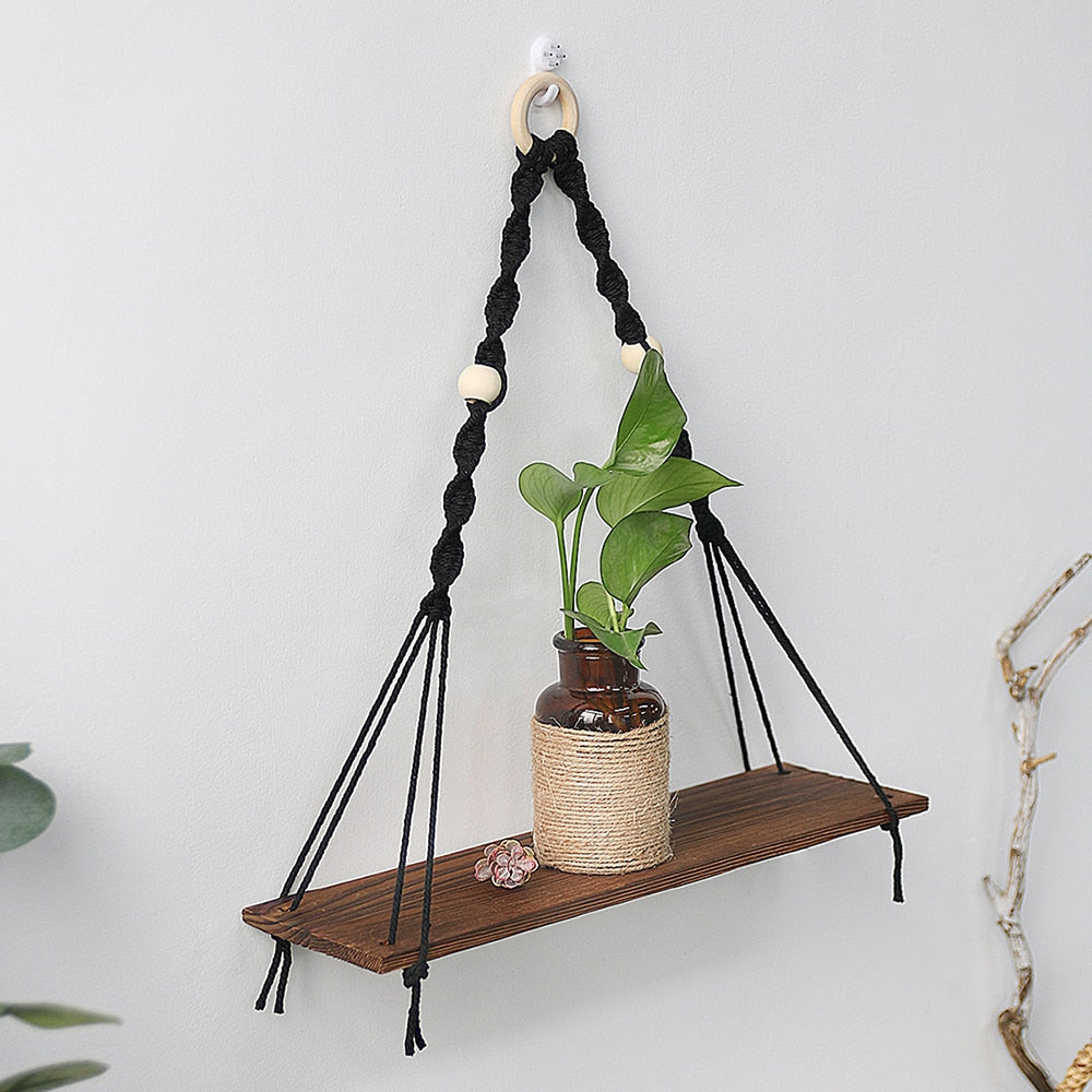 Bohemian Wall Hanging Shelf