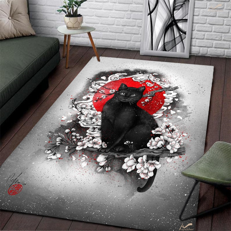 Cat Area Rug
