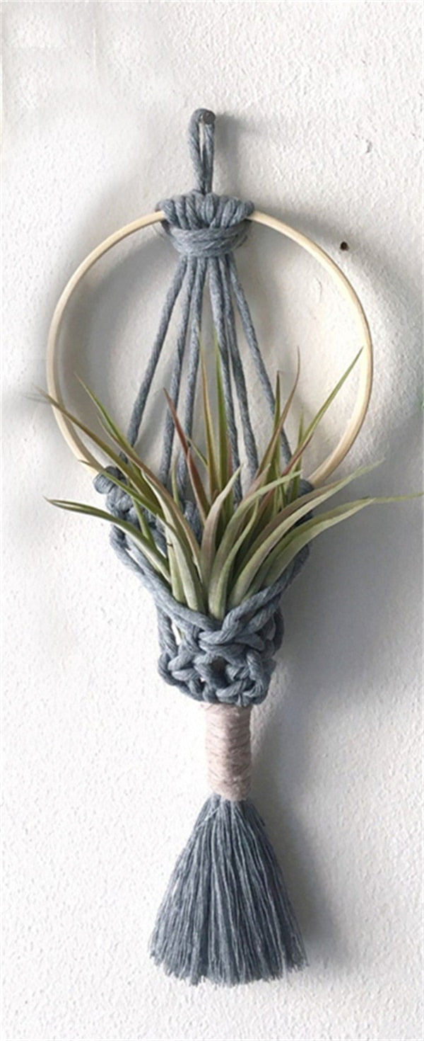 Boho Wall Hanging Plant Holder