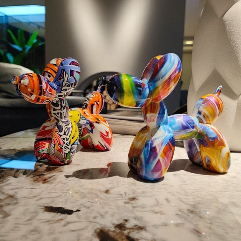 Y2K NPainting Koons Statue