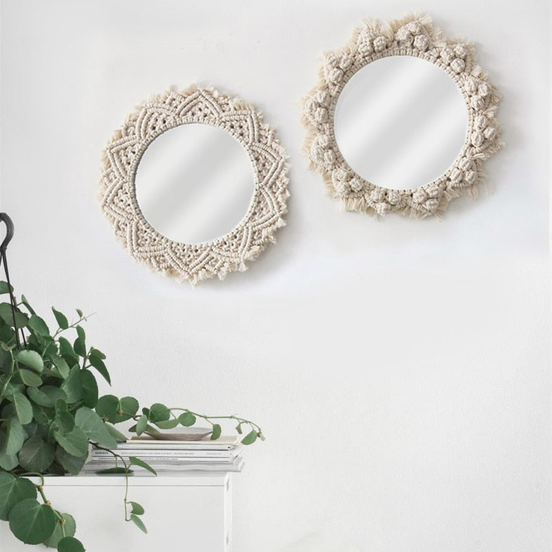 Macrame Wall Mirrors