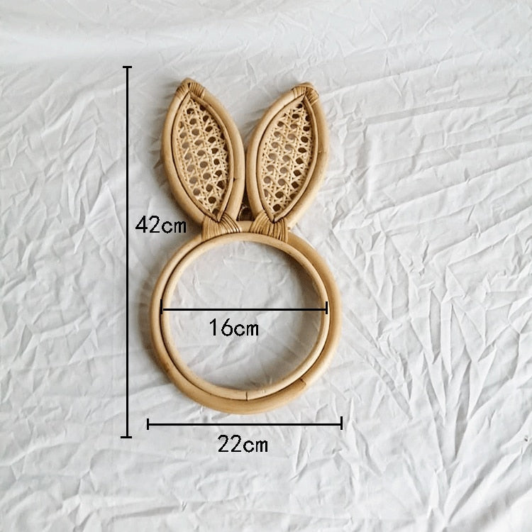 Preppy Rattan Makeup Mirror