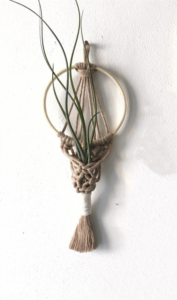 Boho Wall Hanging Plant Holder