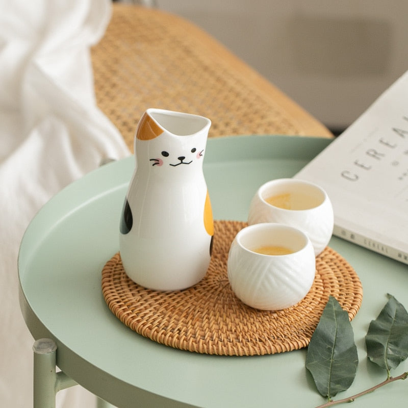 Cute Cat Tea Set