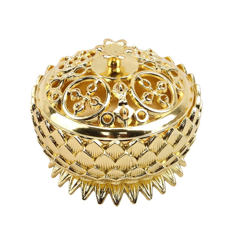 Metal Lotus Incense Burners