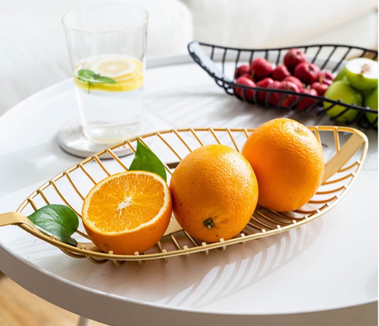 Indigo Leaf Fruit Basket
