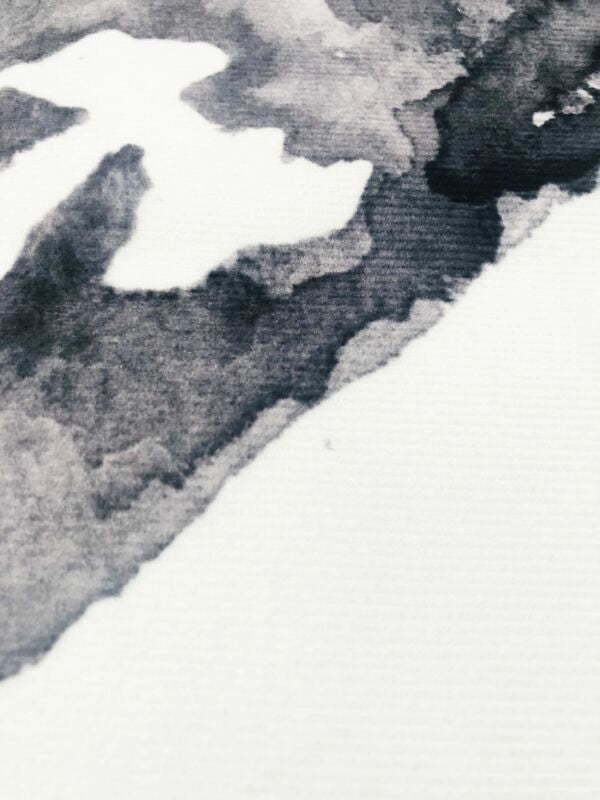 Black & White World Map Print Tapestry