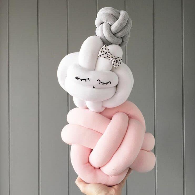 Soft Giant Knot Pillow | Cushion Nursery Kids Room Decor
