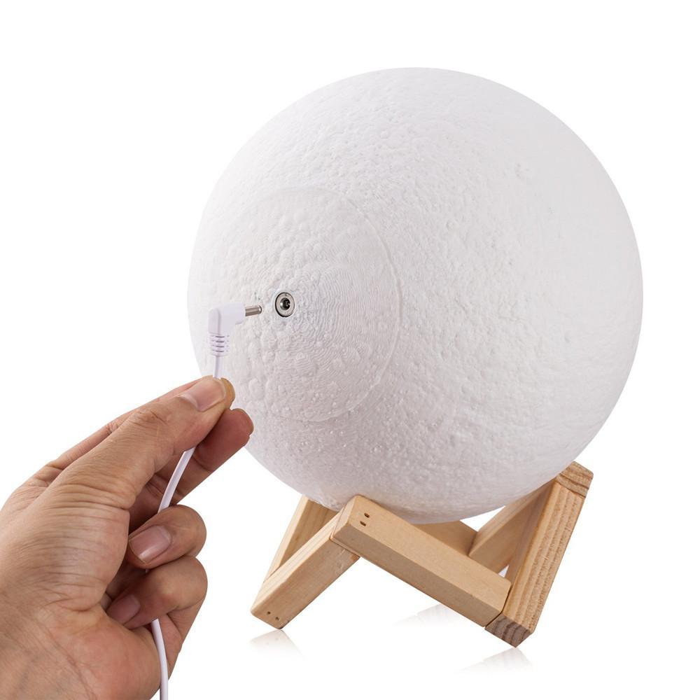3D Print Star Moon Lamp Colorful Change Touch