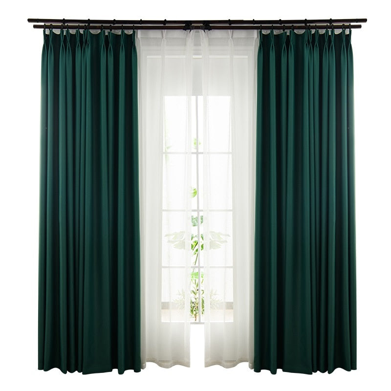 LISM Blackout Curtains For Living Room Window Curtains Kitchen Modern Thick Curtains Window treatment Home Decoration 1 2