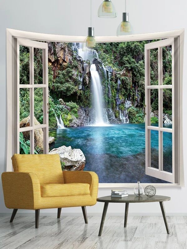 Landscape Print Tapestry