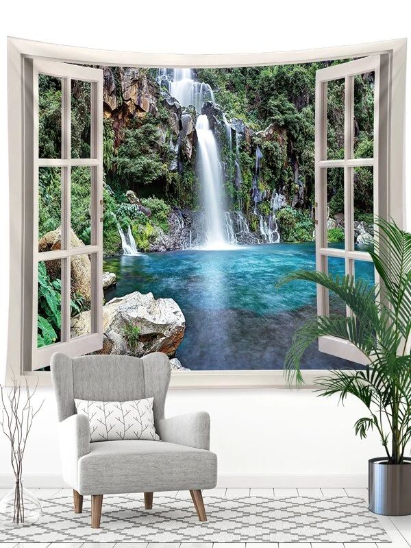 Landscape Print Tapestry