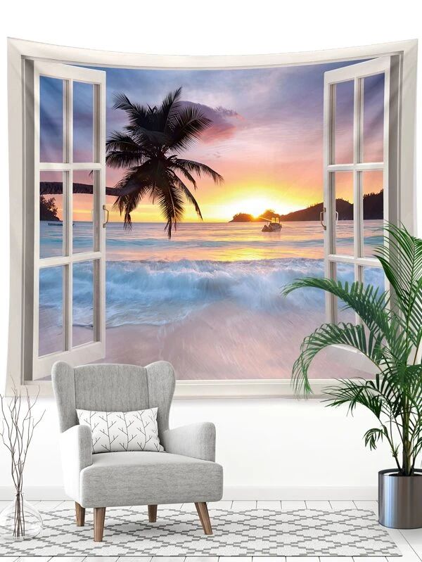 Landscape Print Tapestry