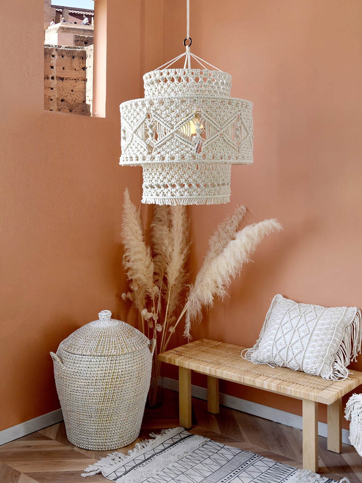 Lantern Tassel Chandelier