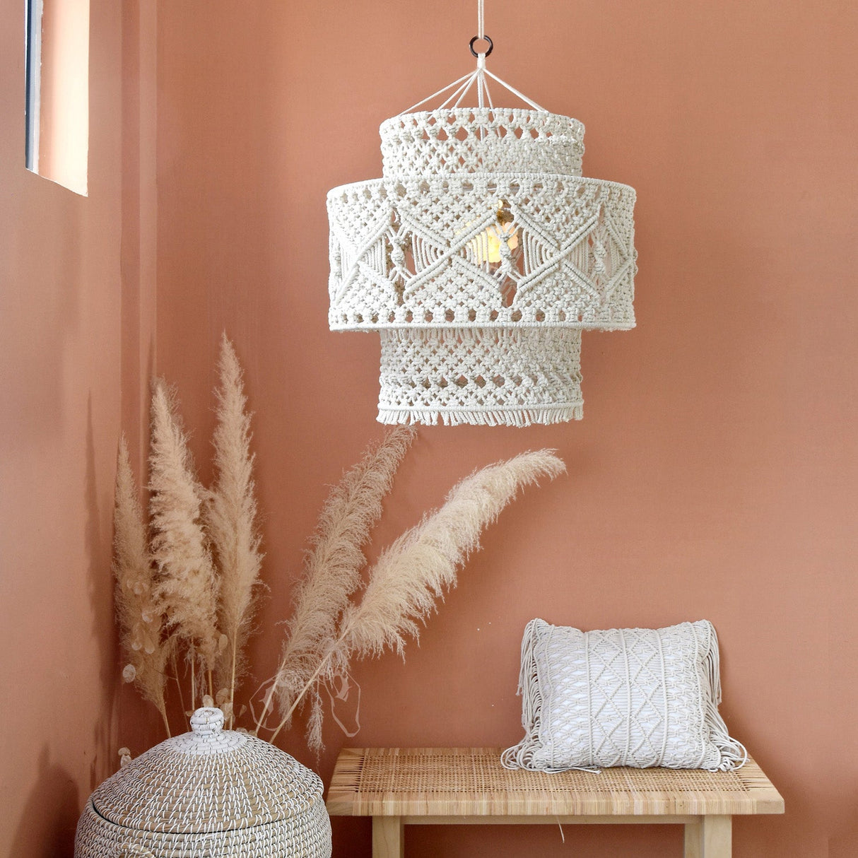 Lantern Tassel Chandelier