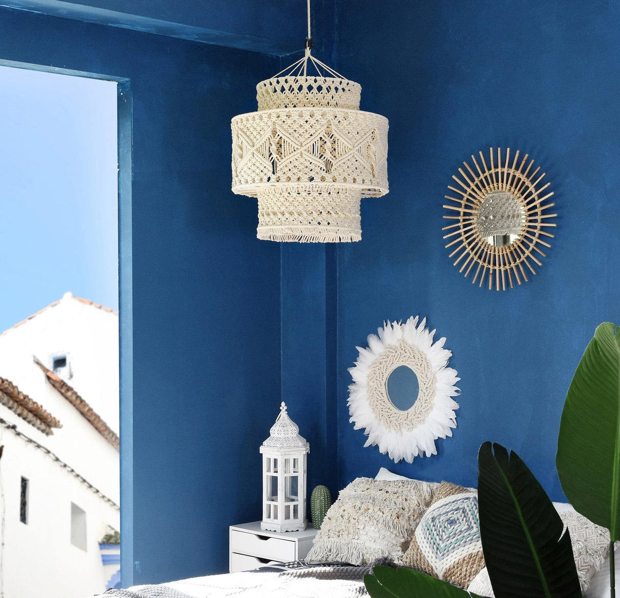 Lantern Tassel Chandelier