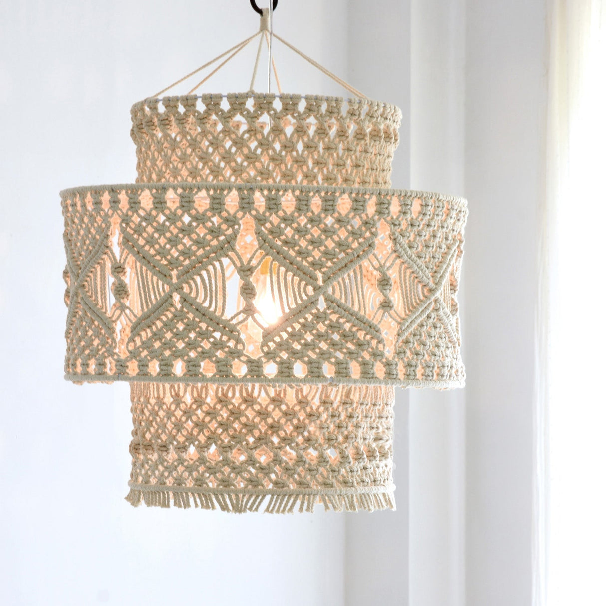 Lantern Tassel Chandelier