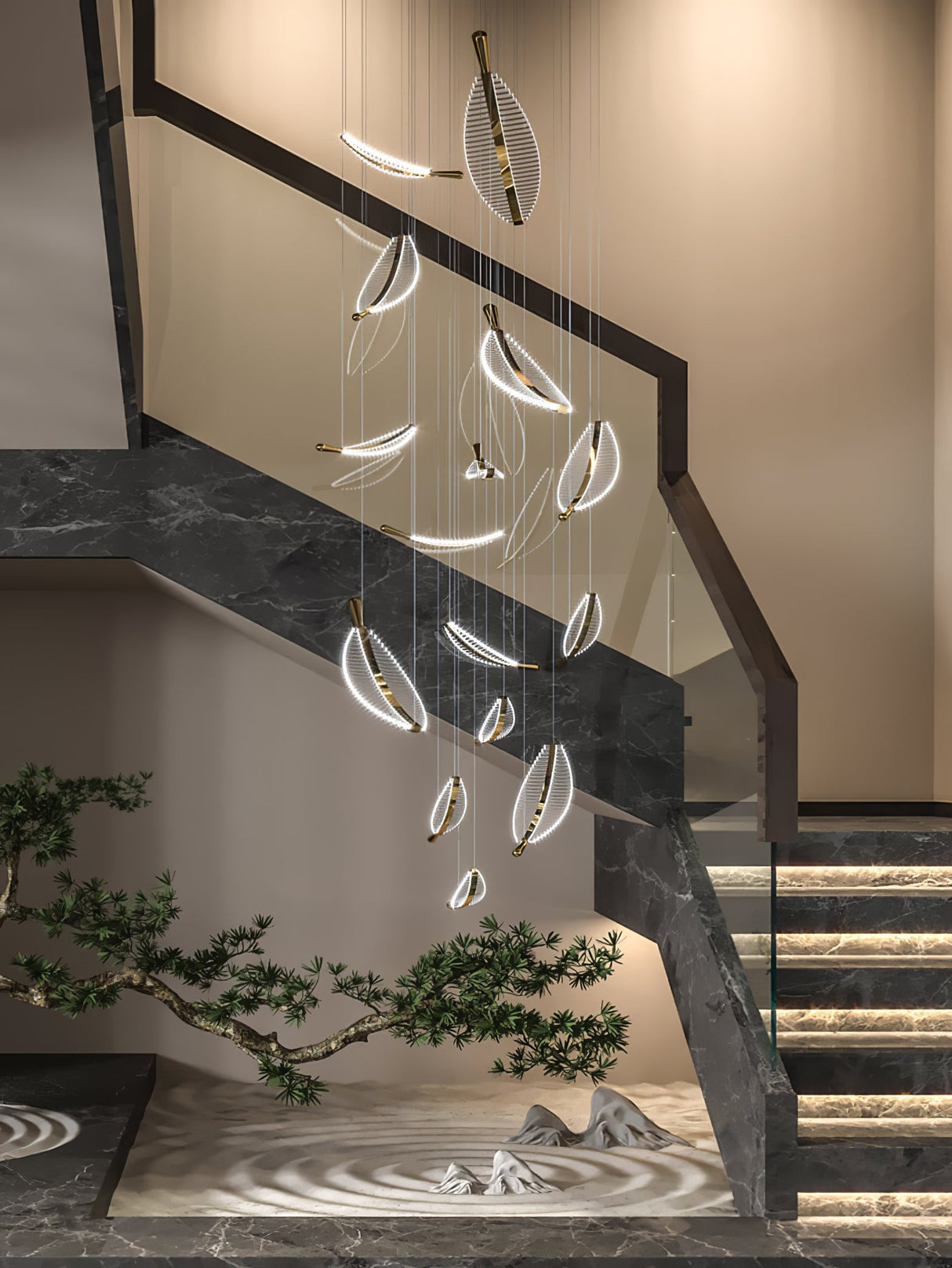Leaf LED Chandelier