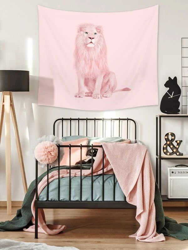Lion Print Tapestry