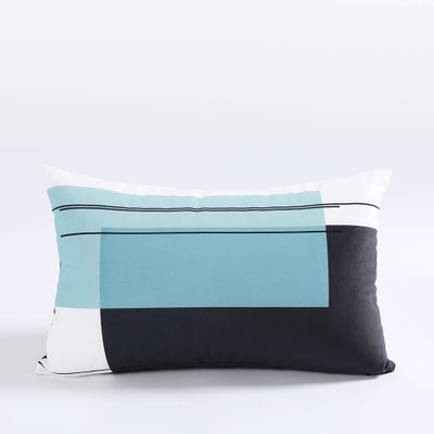 Lumbar Geometric Throw Pillow Cushion Cover